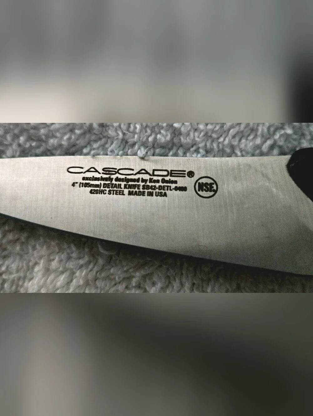 Cascade 5-Piece Black Handle Knife Set